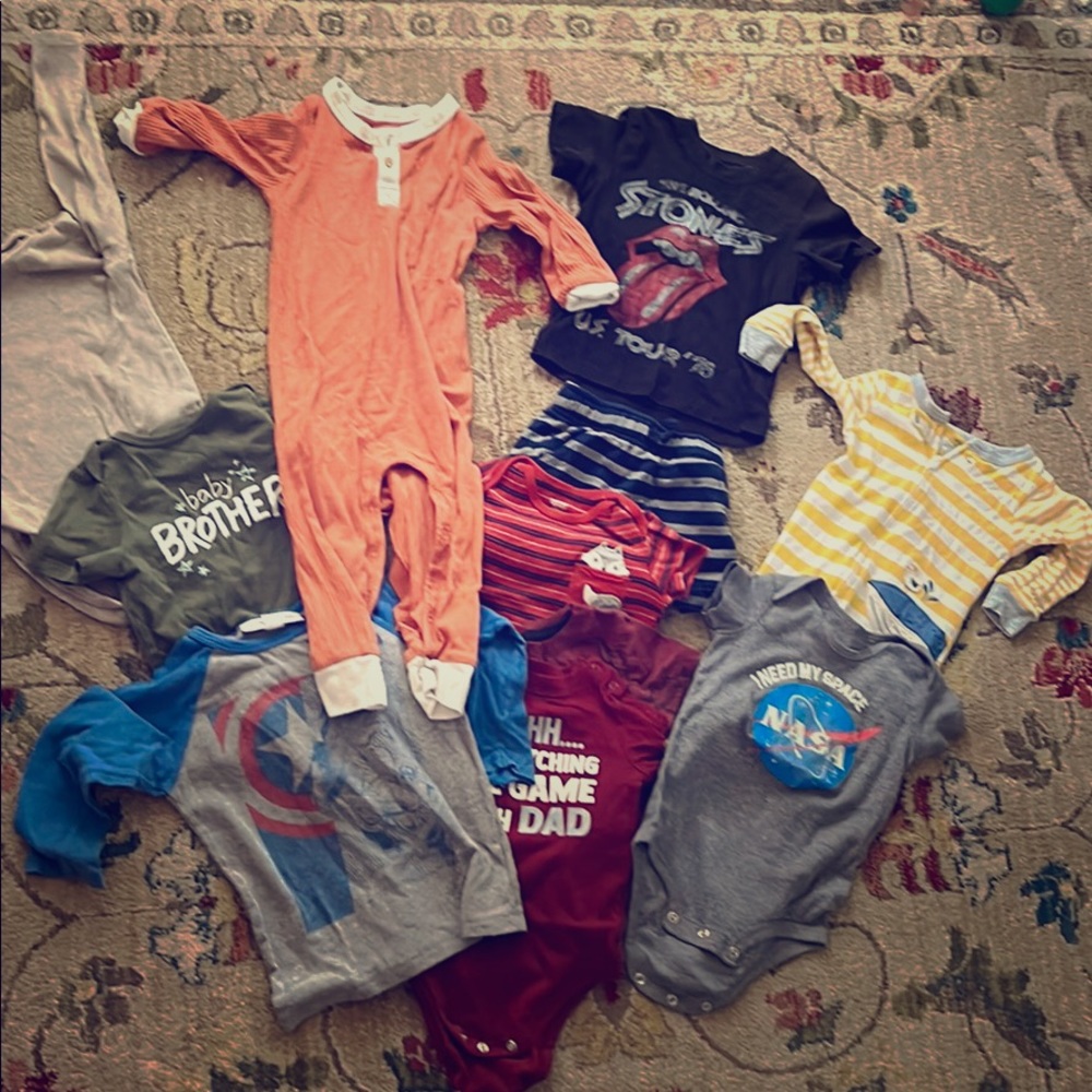11 piece baby boy bundle